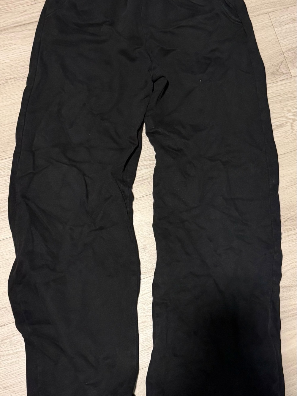 Pool House Black Straight Leg Sweats